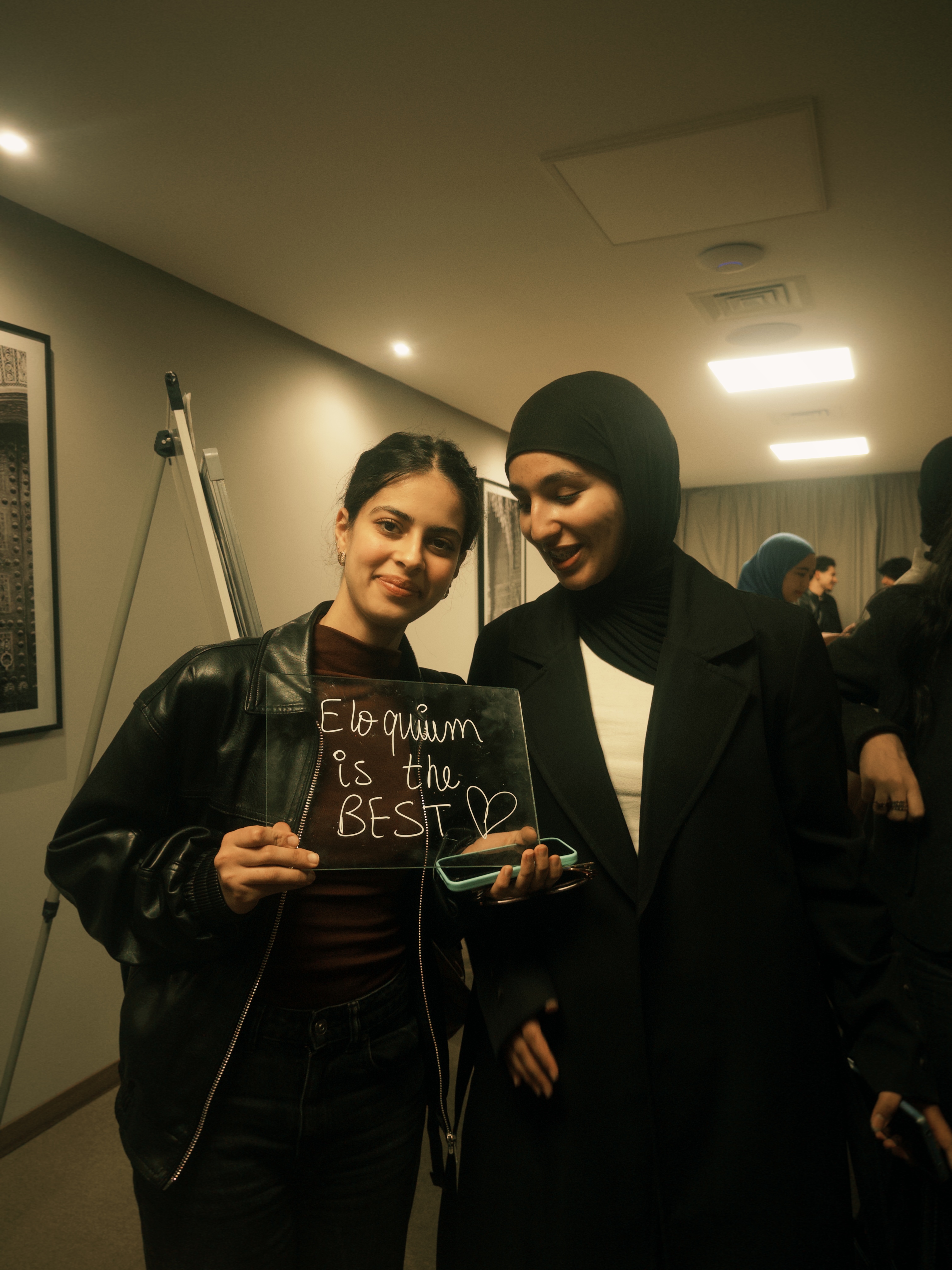 Moroccan students in an elite debate cohort